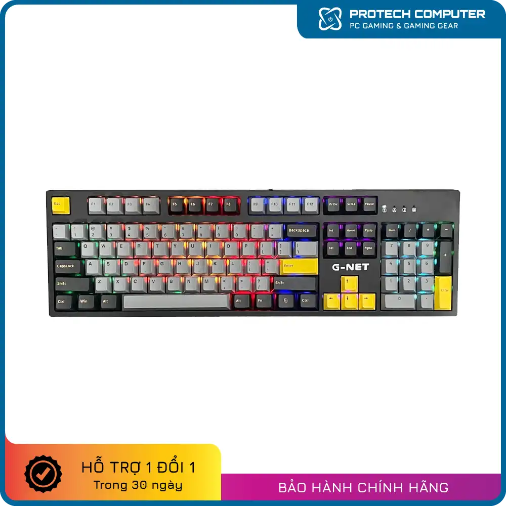Bàn phím cơ quang GNET GK318